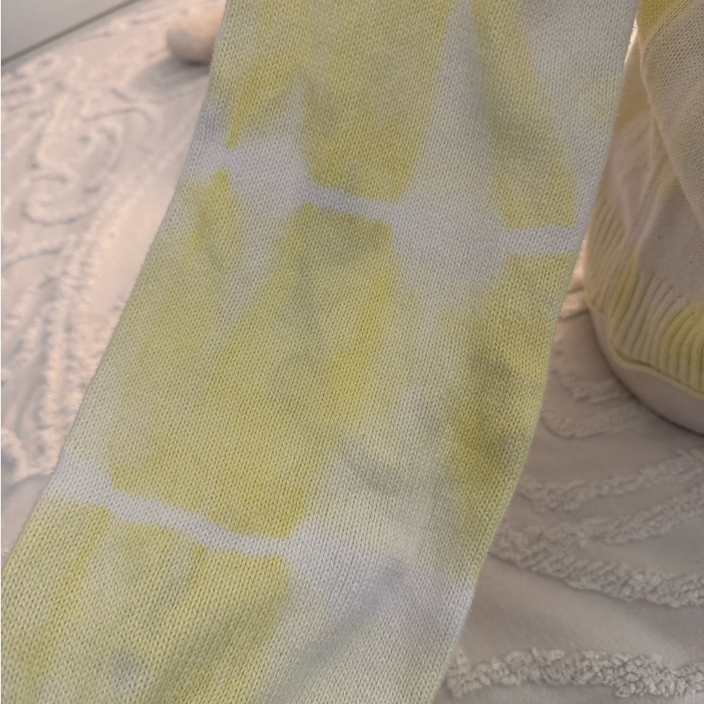 Elizabeth and James Yellow Tie-Dye Sweater - Picture 9 of 12
